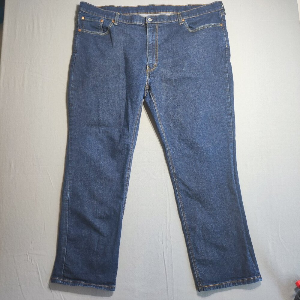 Levi's 541 jeans athletic taper men's W48L32 ink blue stretch